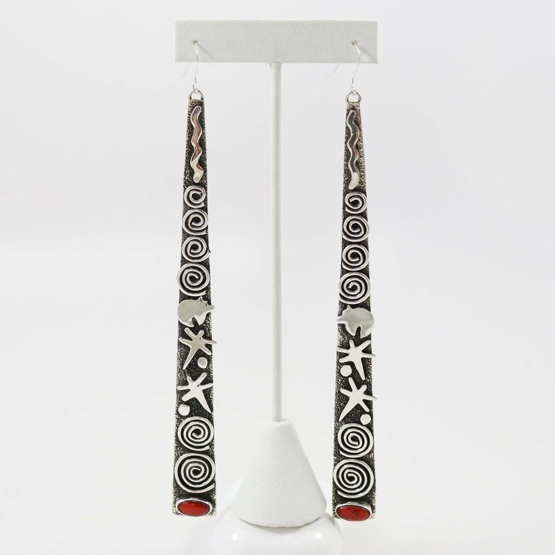Coral Earrings by Alex Sanchez - Garland&