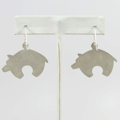 Turquoise Bear Earrings by Lee Begay - Garland's