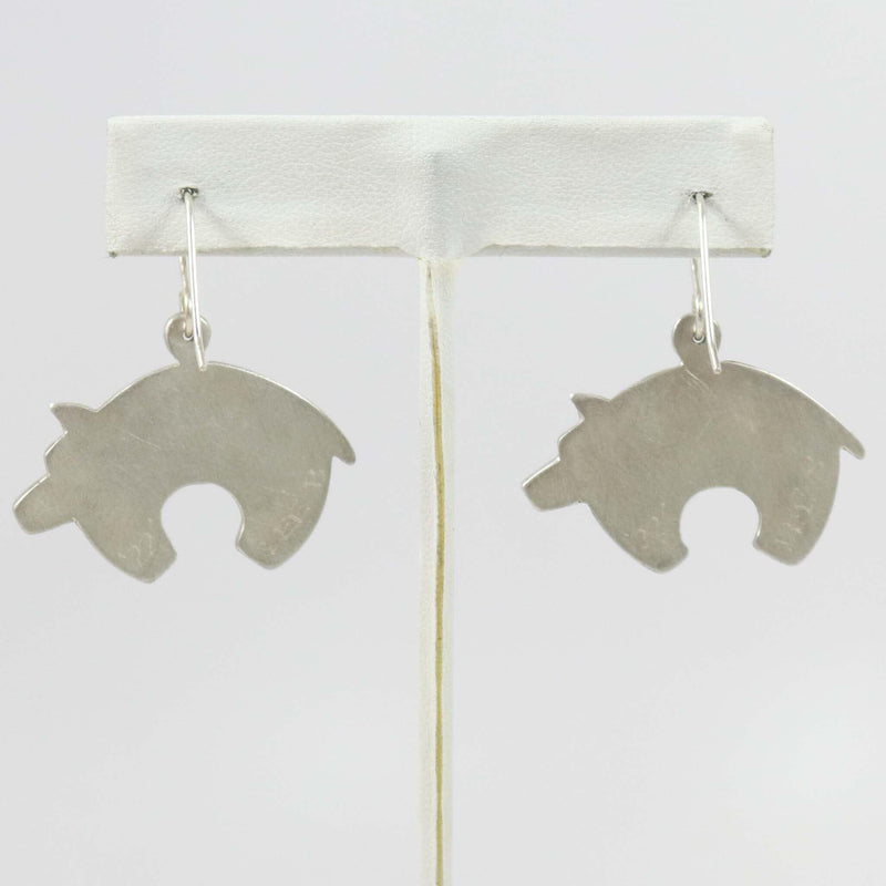 Turquoise Bear Earrings by Lee Begay - Garland&