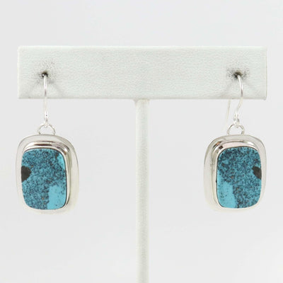 Kingman Turquoise Earrings by Marie Jackson - Garland's