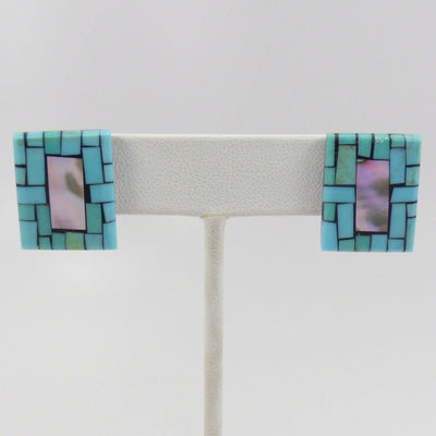 Inlay Earrings by Charlene Reano - Garland's