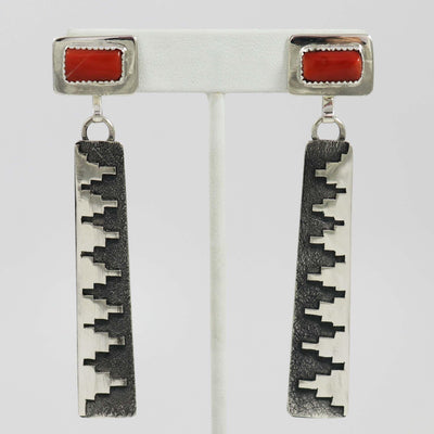 Coral Earrings by Jack Tom - Garland's