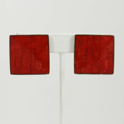 Coral Clip Earrings by Phil Chambless - Garland's