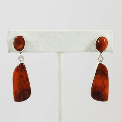 Spiny Oyster Shell Earrings by Noah Pfeffer - Garland's