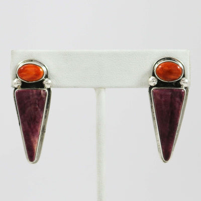 Spiny Oyster Shell Earrings by Noah Pfeffer - Garland's