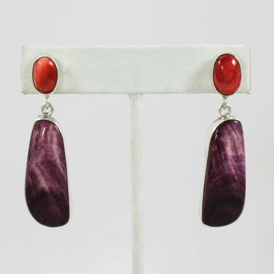 Spiny Oyster Shell Earrings by Noah Pfeffer - Garland's