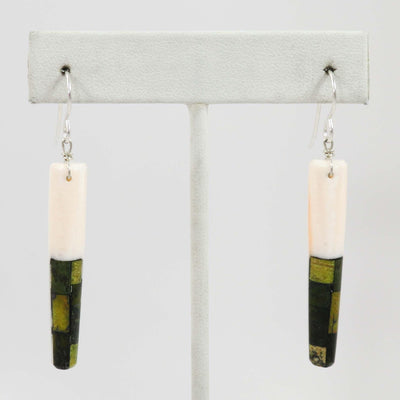 Inlay Earrings by Joe Jr. and Valerie Calabaza - Garland's