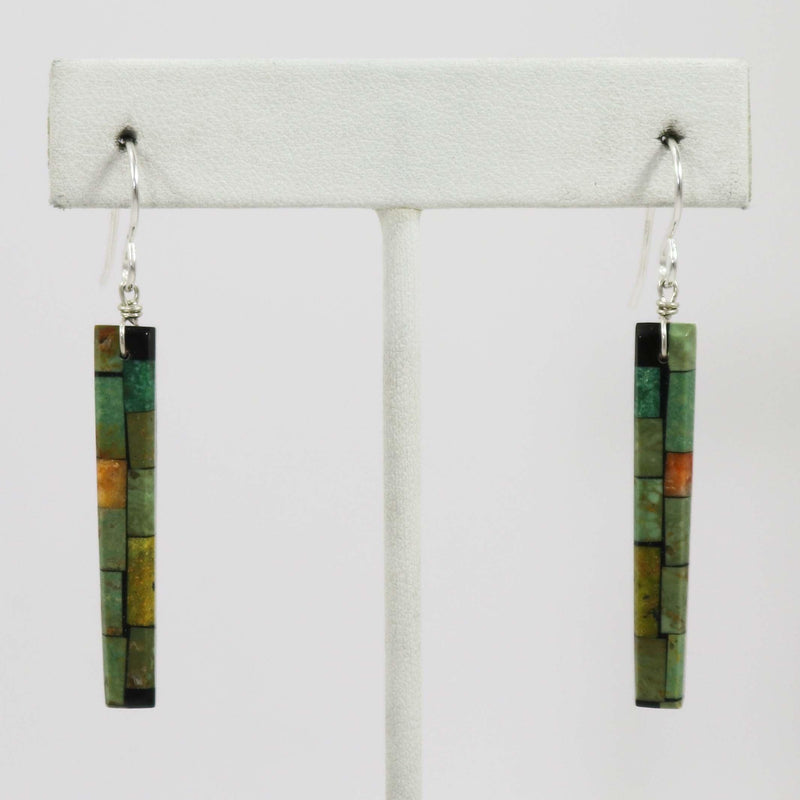 Inlay Earrings by Joe Jr. and Valerie Calabaza - Garland&