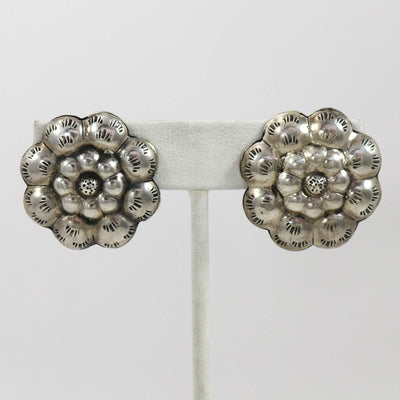 Flower Clip Earrings by Federico - Garland's