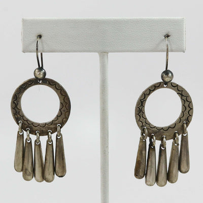 Ingot Silver Earrings by Jock Favour - Garland's