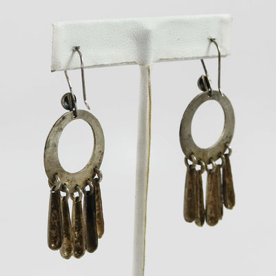 Ingot Silver Earrings by Jock Favour - Garland's