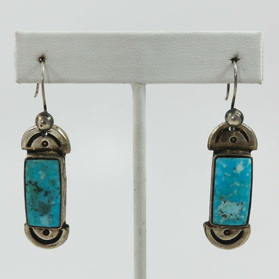 Kingman Turquoise Earrings by Jock Favour - Garland's