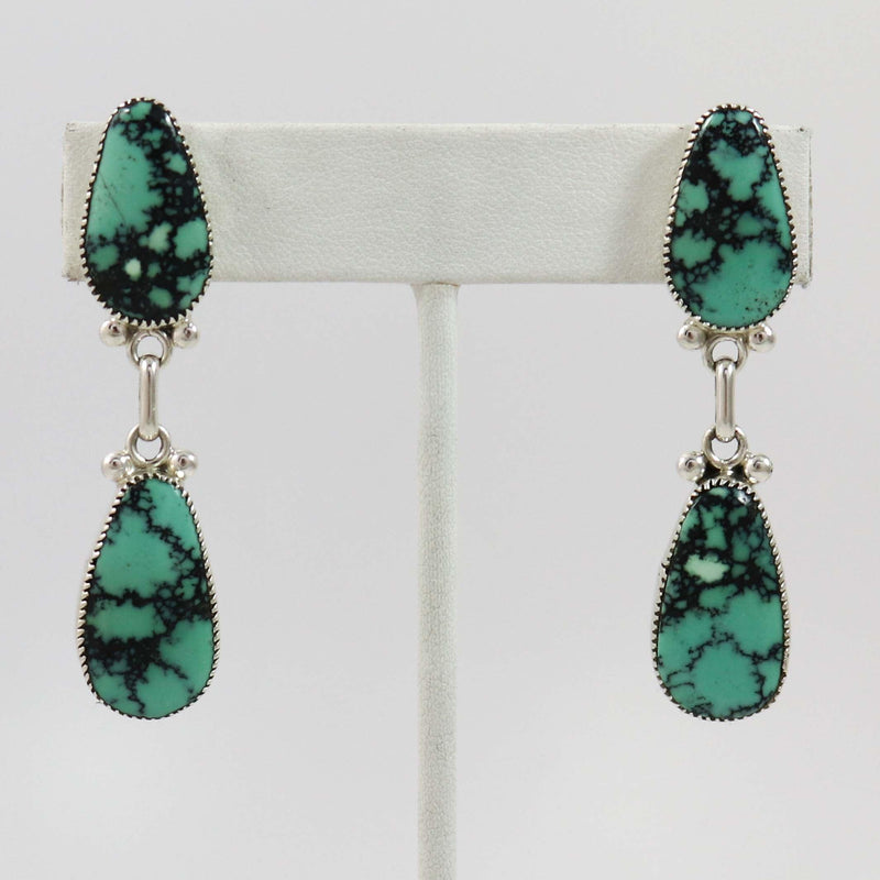 Chinese Turquoise Earrings