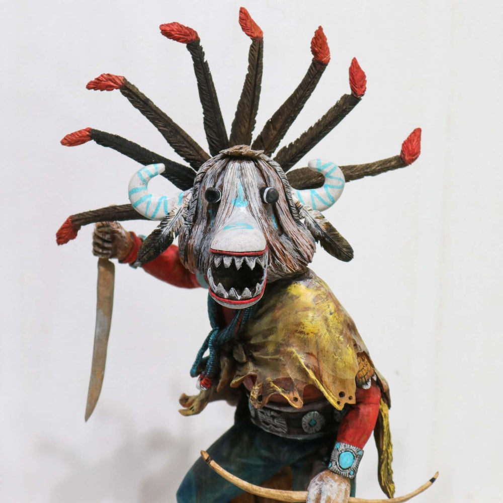 White Ogre Kachina by Raymond Chee - Garland's