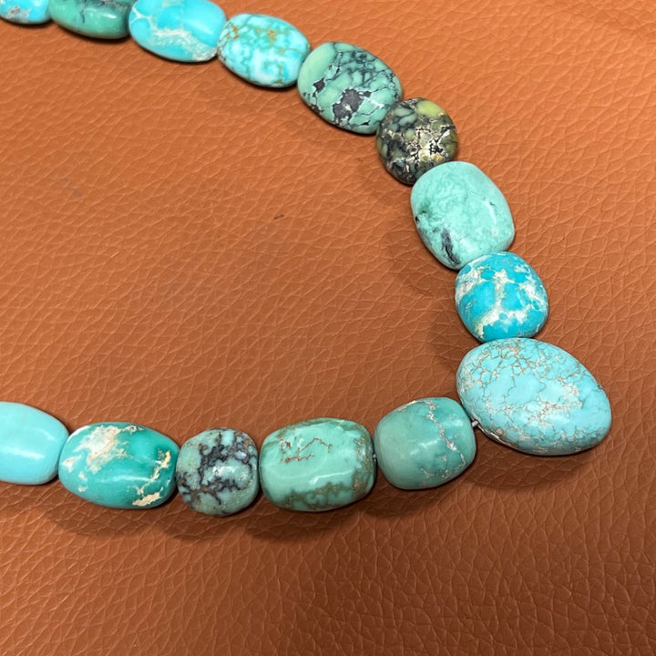 Turquoise Bead Necklace by Bob Hall - Garland's