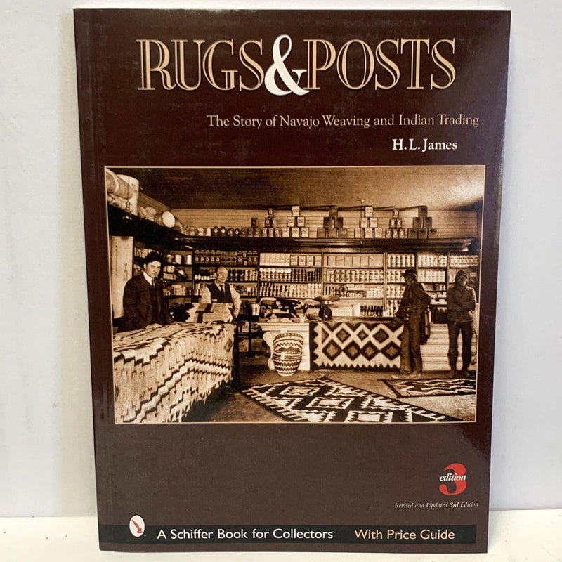 (BK027-GNR) Rugs and Posts: The Story of Navajo Weaving and Indian Trading by H.L. James - Garland&