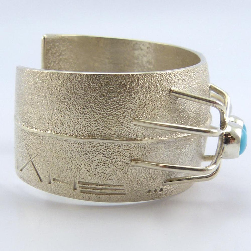 Turquoise Spider Cuff by Fidel Bahe - Garland&
