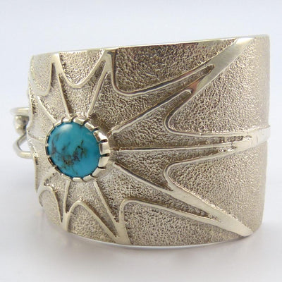 Turquoise Spider Cuff by Fidel Bahe - Garland's