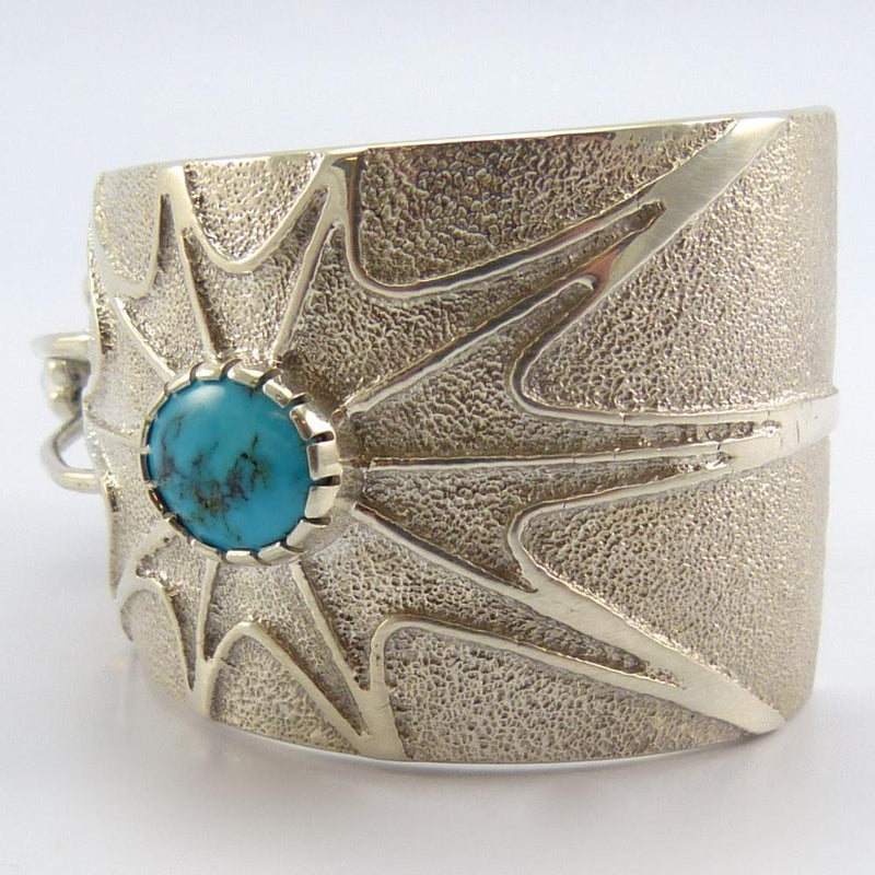 Turquoise Spider Cuff by Fidel Bahe - Garland&
