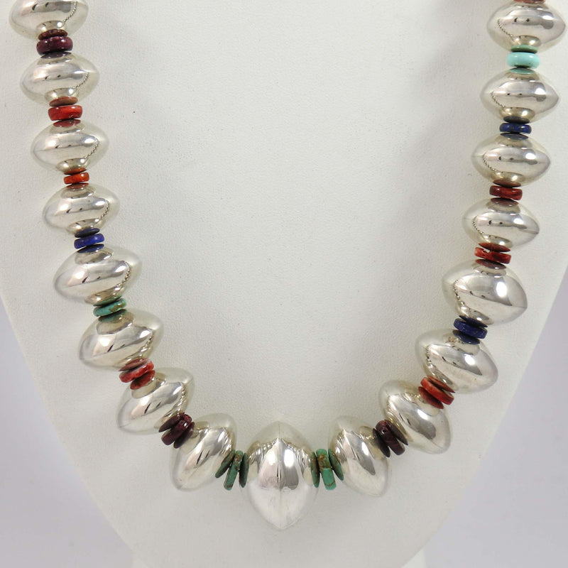 Multi-Stone Bead Necklace by Noah Pfeffer - Garland&