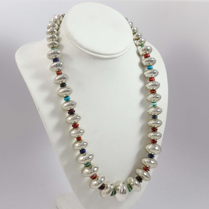 Multi-Stone Bead Necklace by Noah Pfeffer - Garland&