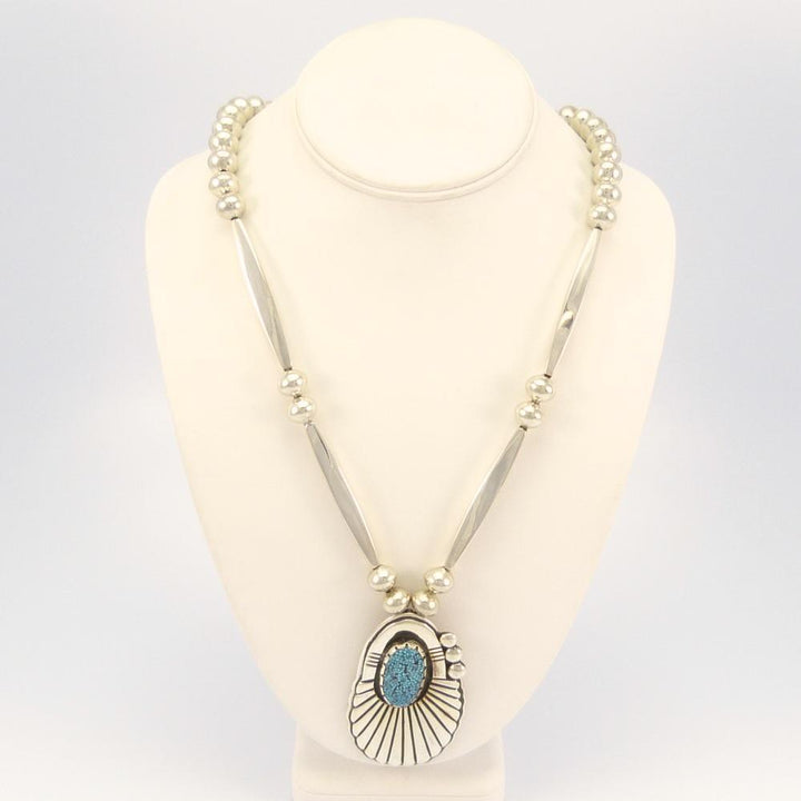 Kingman Turquoise Necklace by Cippy Crazyhorse - Garland's