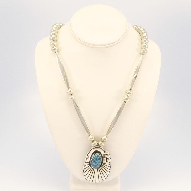 Kingman Turquoise Necklace by Cippy Crazyhorse - Garland&