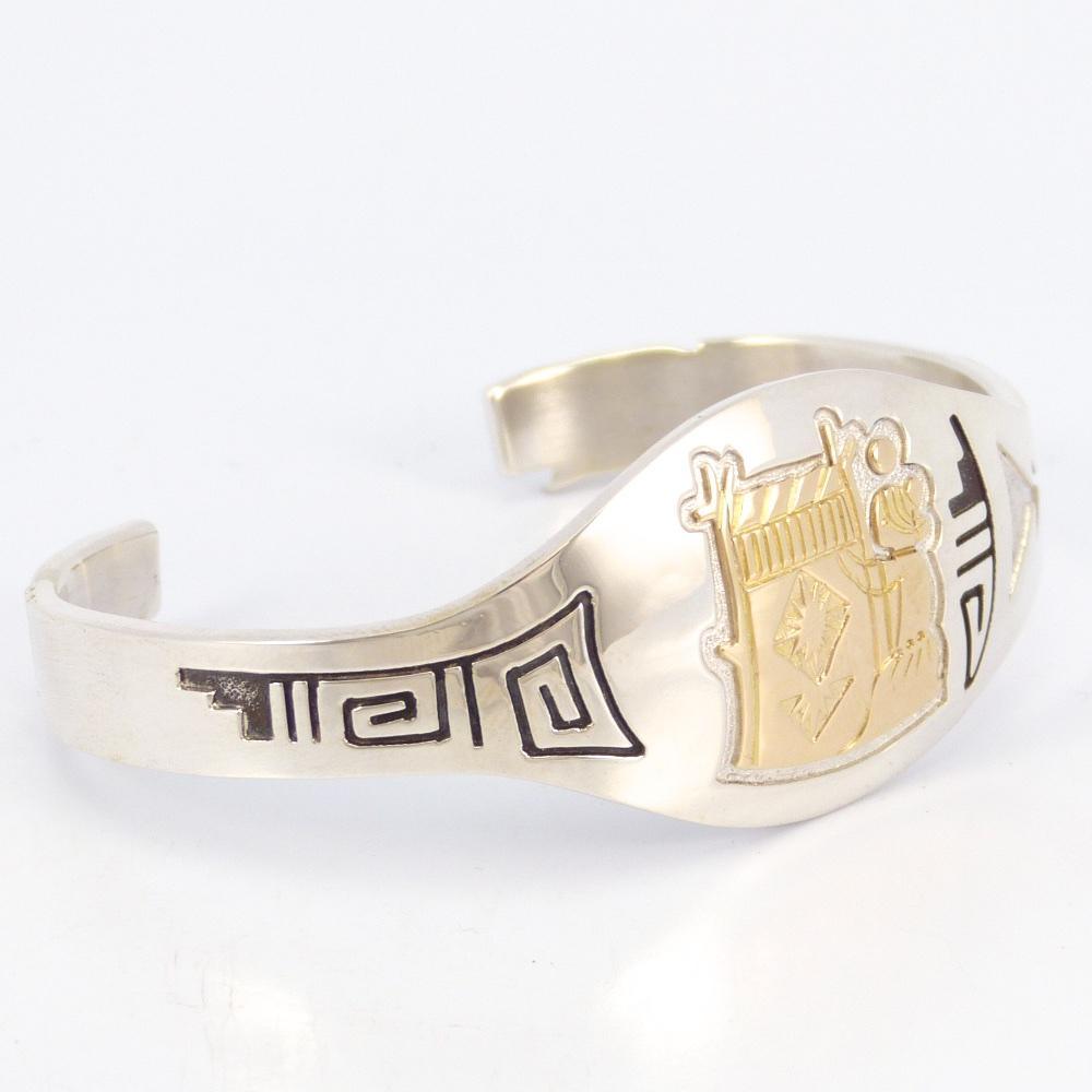 Gold on Silver Weaver Cuff by Robert Taylor - Garland's