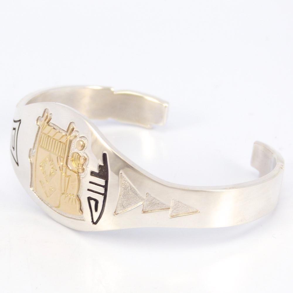 Gold on Silver Weaver Cuff by Robert Taylor - Garland's