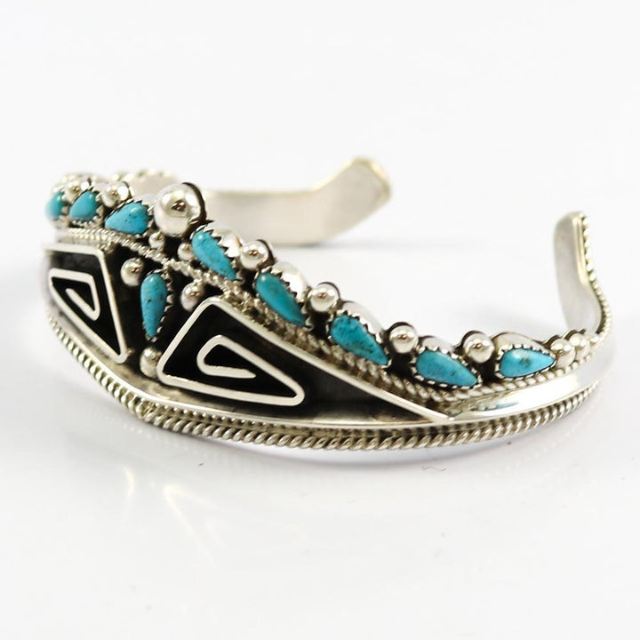 Kingman Turquoise Cuff by Billy Betoney - Garland's