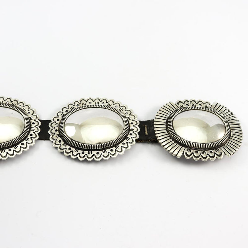 Silver Concha Belt by Cippy Crazyhorse - Garland&
