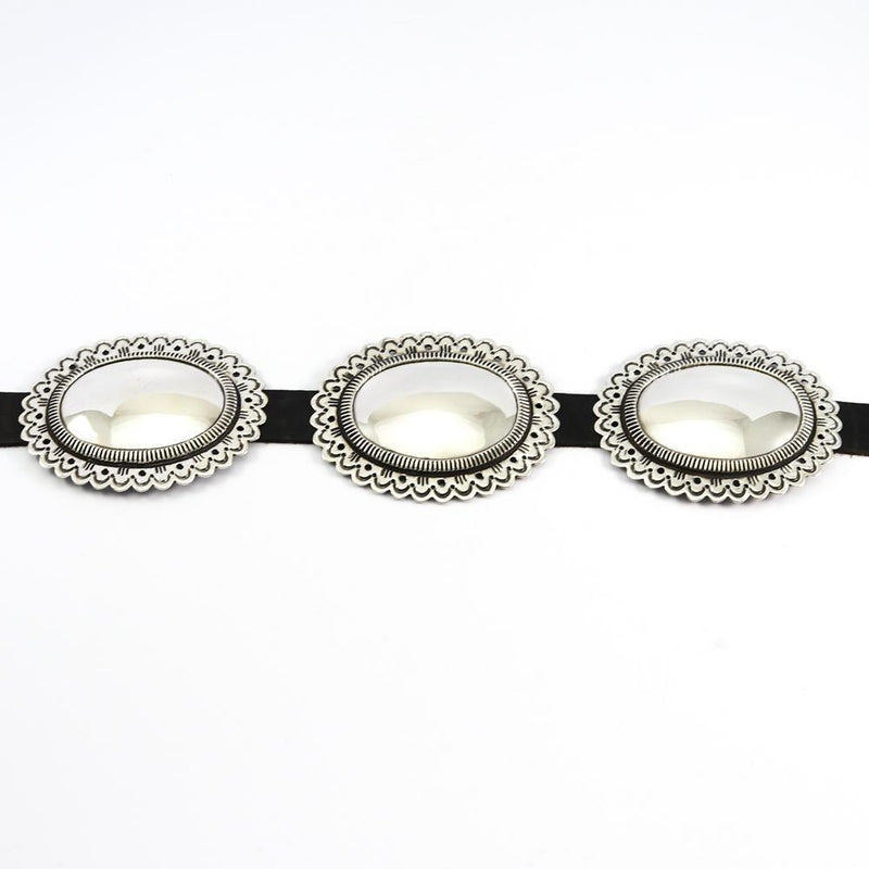 Silver Concha Belt by Cippy Crazyhorse - Garland&