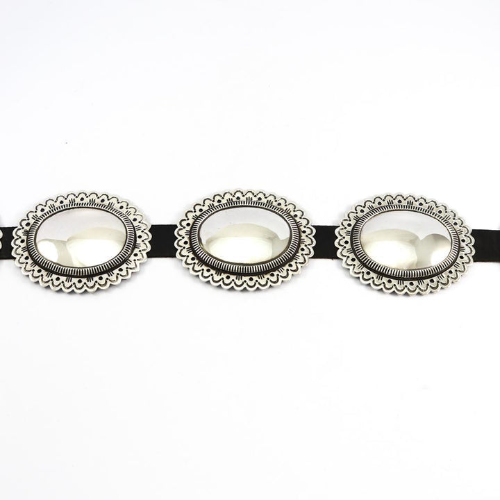 Silver Concha Belt by Cippy Crazyhorse - Garland's