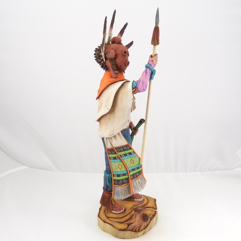 Warrior Mudhead Kachina by Arnold Holmes - Garland's