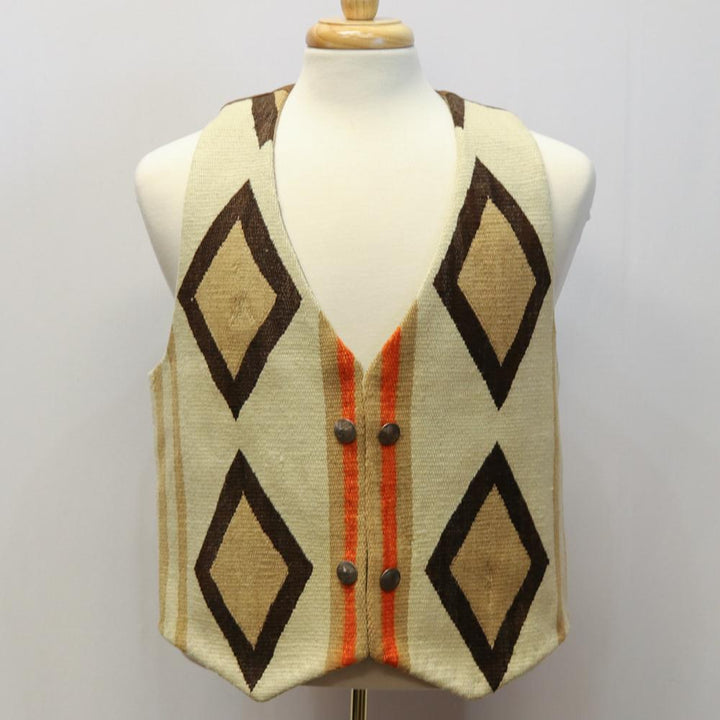 1910-20s Navajo Rug Vest by Susan Hart Henegar - Garland's