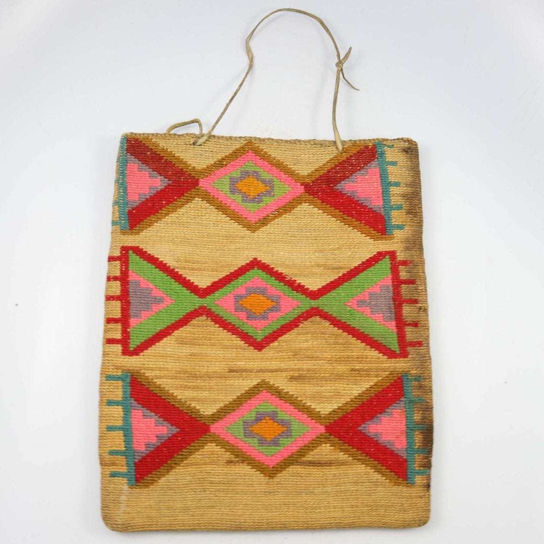 1930s Reversible Corn Husk Bag by Vintage Collection - Garland's