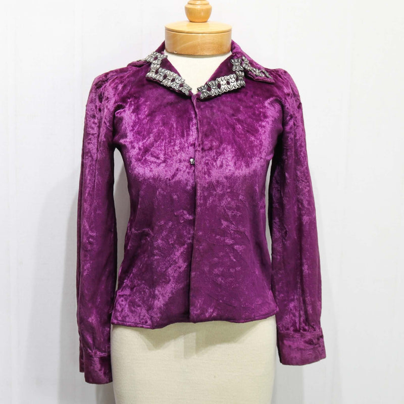 1940s Navajo Velvet Shirt by Vintage Collection - Garland&