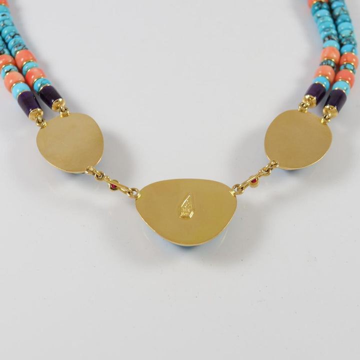 "Burning Love" Necklace by Larry Vasquez - Garland's