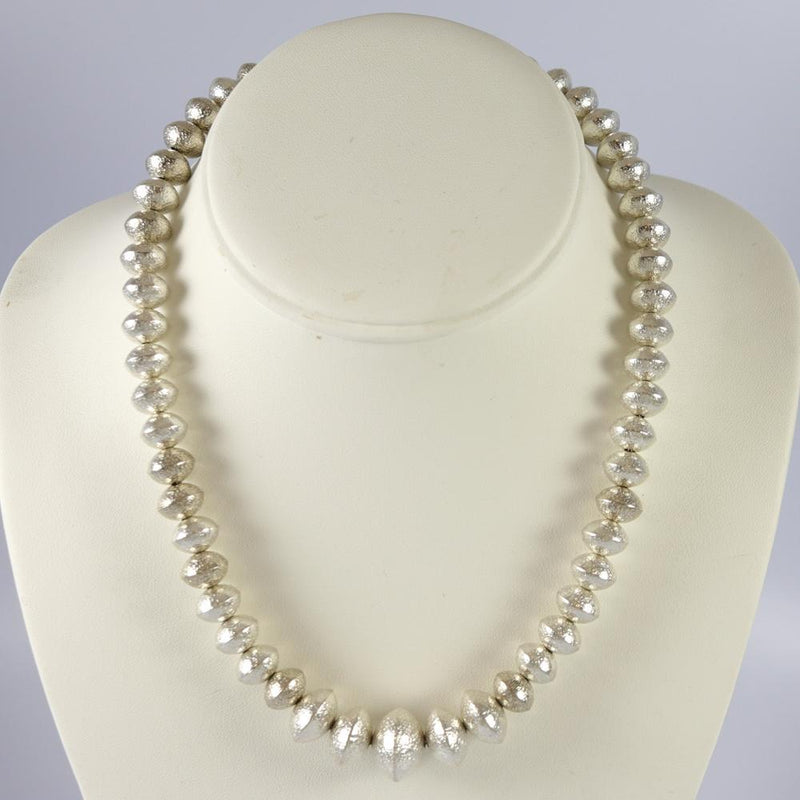 Argentium Bead Necklace by Al Joe - Garland&