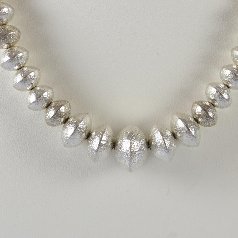 Argentium Bead Necklace by Al Joe - Garland&