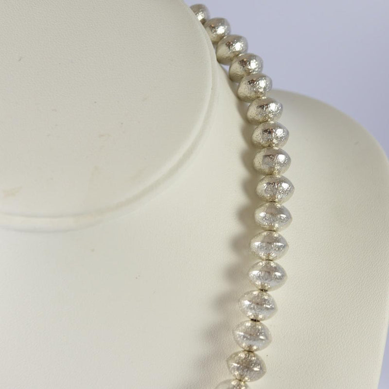Argentium Bead Necklace by Al Joe - Garland&