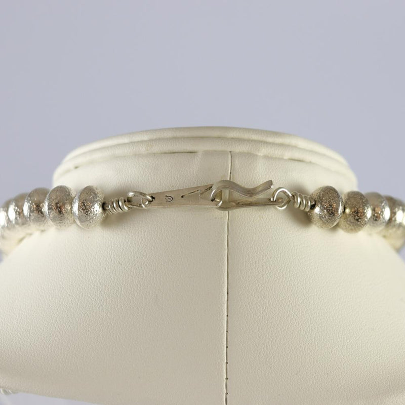 Argentium Bead Necklace by Al Joe - Garland&
