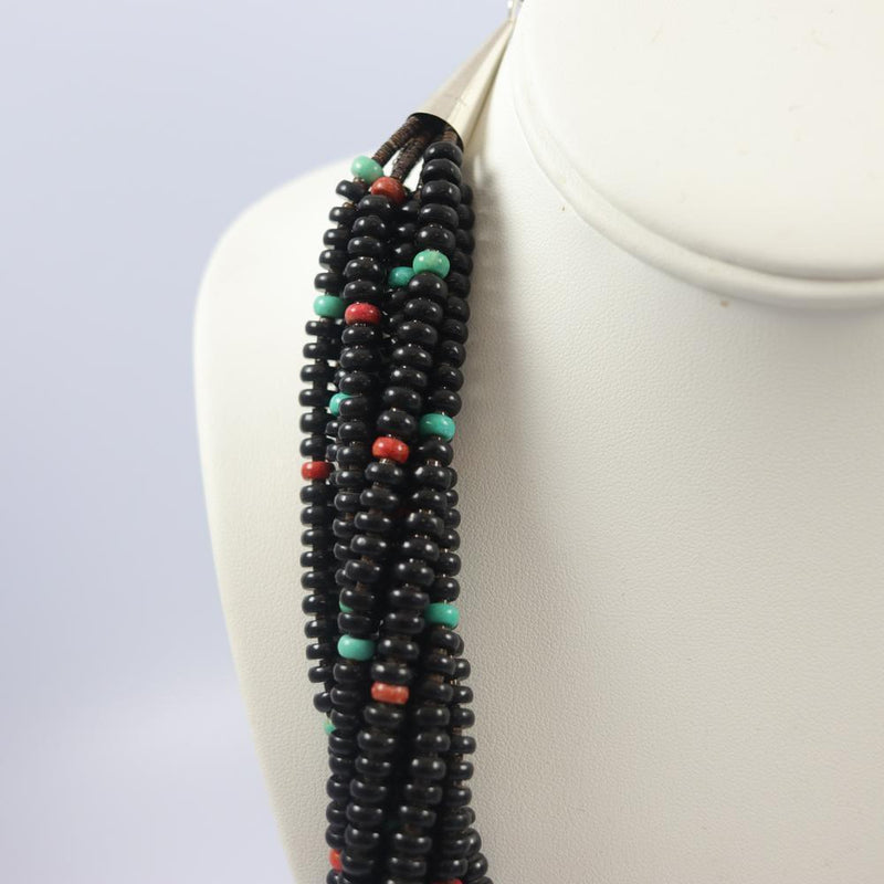 Multi-Stone Bead Necklace by Kenneth Aguilar - Garland&