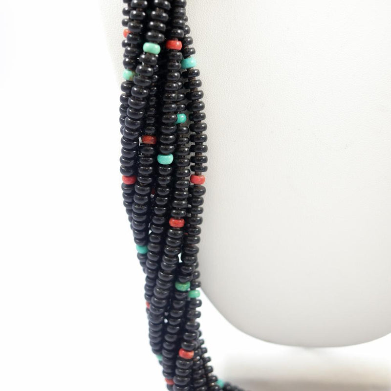 Multi-Stone Bead Necklace by Kenneth Aguilar - Garland&
