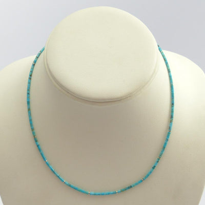 Turquoise Necklace by Joe Jr. and Valerie Calabaza - Garland's