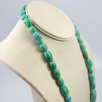 Fox Turquoise Necklace by Bob Hall - Garland's