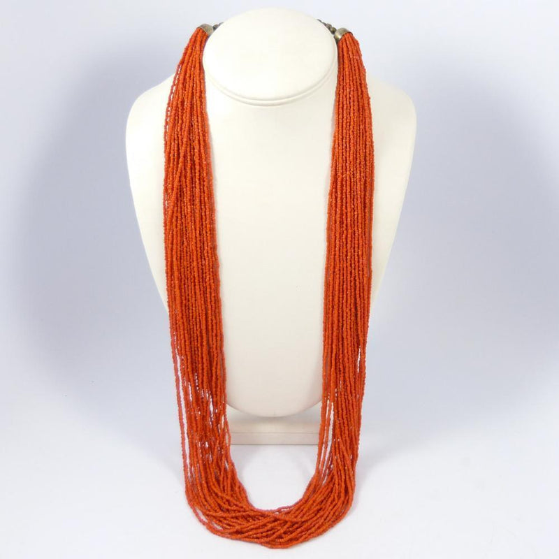 Glass Bead Necklace by Vintage Collection - Garland&