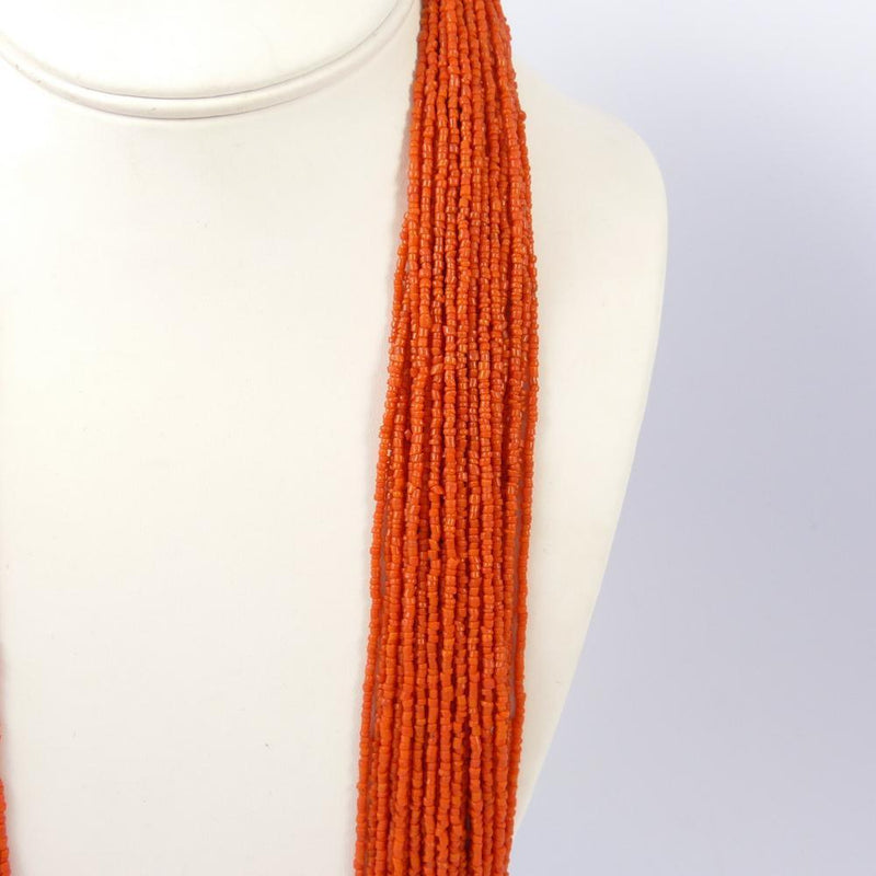 Glass Bead Necklace by Vintage Collection - Garland&