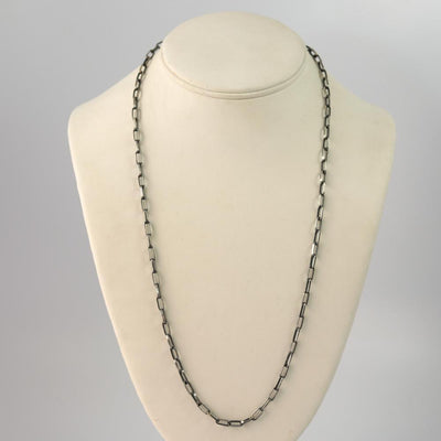 Hopi Chain Necklace (18ga., 24") by Loren Kootswatewa - Garland's