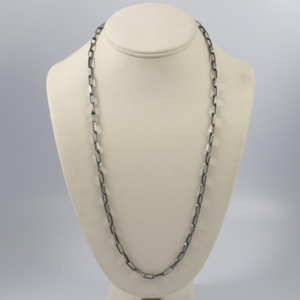 Hopi Chain Necklace (16ga., 24") by Loren Kootswatewa - Garland's